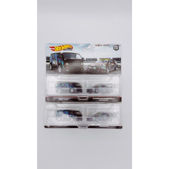 Hot Wheels HKS 2-Pack Skyline & MBK Van- Lot 2 - Picture 1 of 2